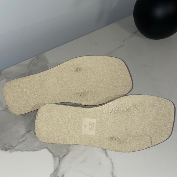 ZARA | Open Toe Sandal Platform espadrille | size 8 - Picture 9 of 9